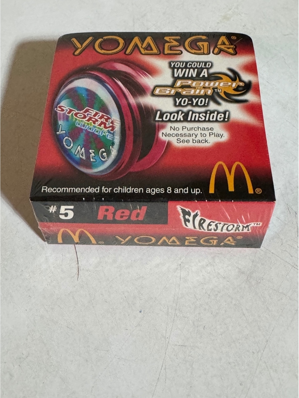 2000 McDonald's Vintage Yomega Yo-yo #5 Red Firestorm Woofer